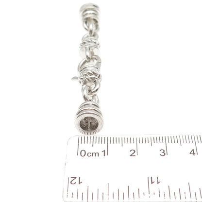 JUDITH RIPKA 925 Sterling Silver Vintage Bracelet / Necklace Lobster Lock Clasp