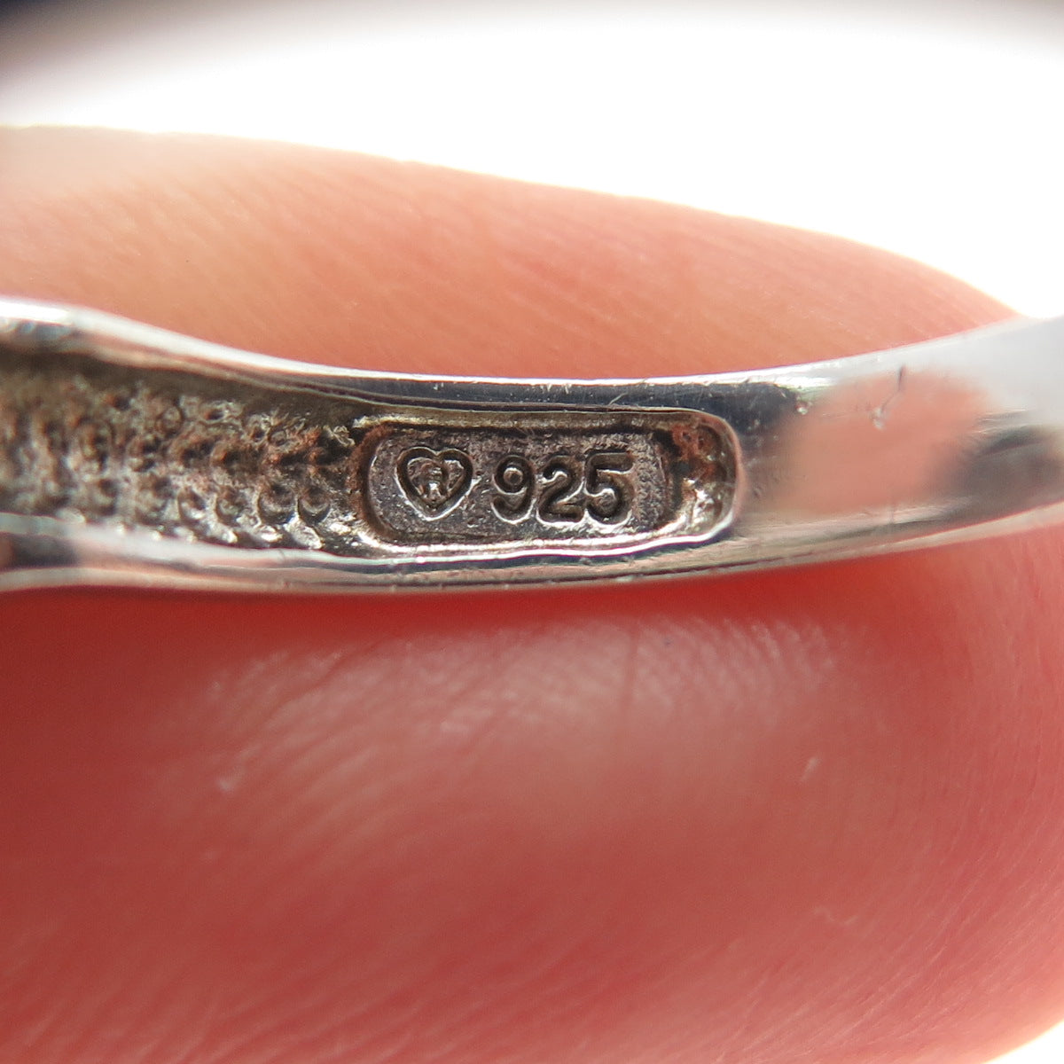 925 Sterling Silver Round-Cut C Z Engagement Ring Size 7