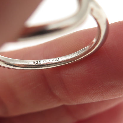 Silpada 925 Sterling Silver Vintage Karma Open Circle Ring Size 10