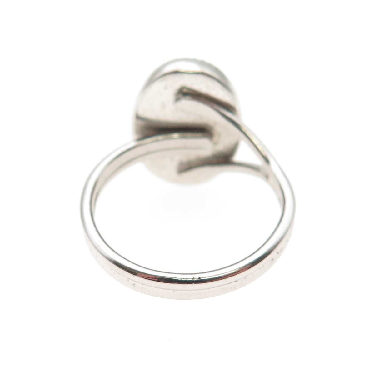 BEAU 925 Sterling Silver Vintage Real Black Onyx Ring Size 5.25