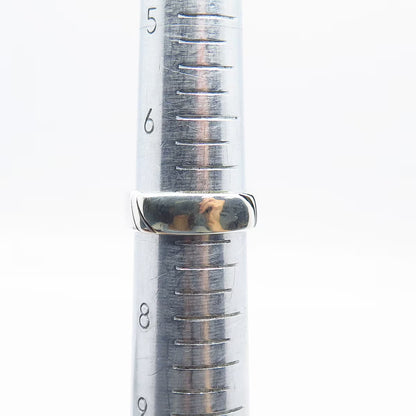 925 Sterling Silver Vintage Striped Band Ring Size 7.25