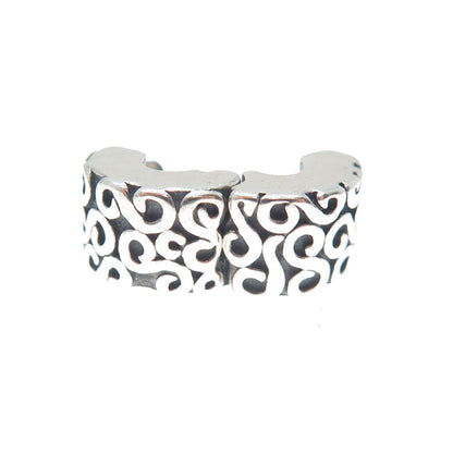 PANDORA 925 Sterling Silver Swirl Clip Bead Charm