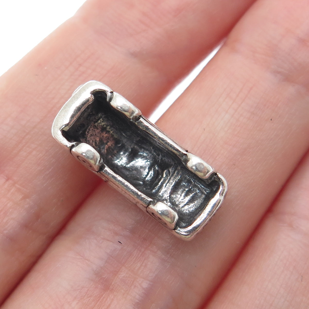 SHUBE 925 Sterling Silver Vintage SUV Car Mini Charm Pendant