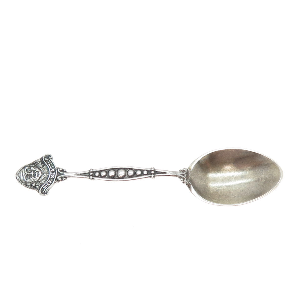 JOSEPH MAYER Sterling Vintage 1962 Chief Seattle States & Cities Coffee Spoon