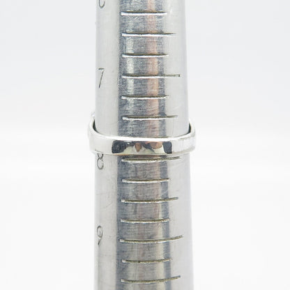 925 Sterling Silver Vintage Textured Ribbed Ring Size 8