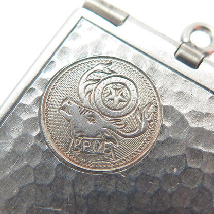 MARATHON 925 Sterling Silver Antique Benevolent Protective Order of Elks Case