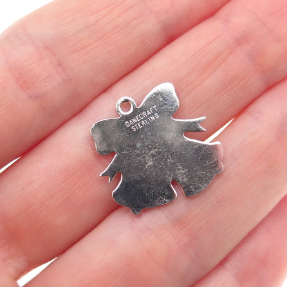 Danecraft 925 Sterling Silver Vintage Christmas Bells Mini Charm Pendant