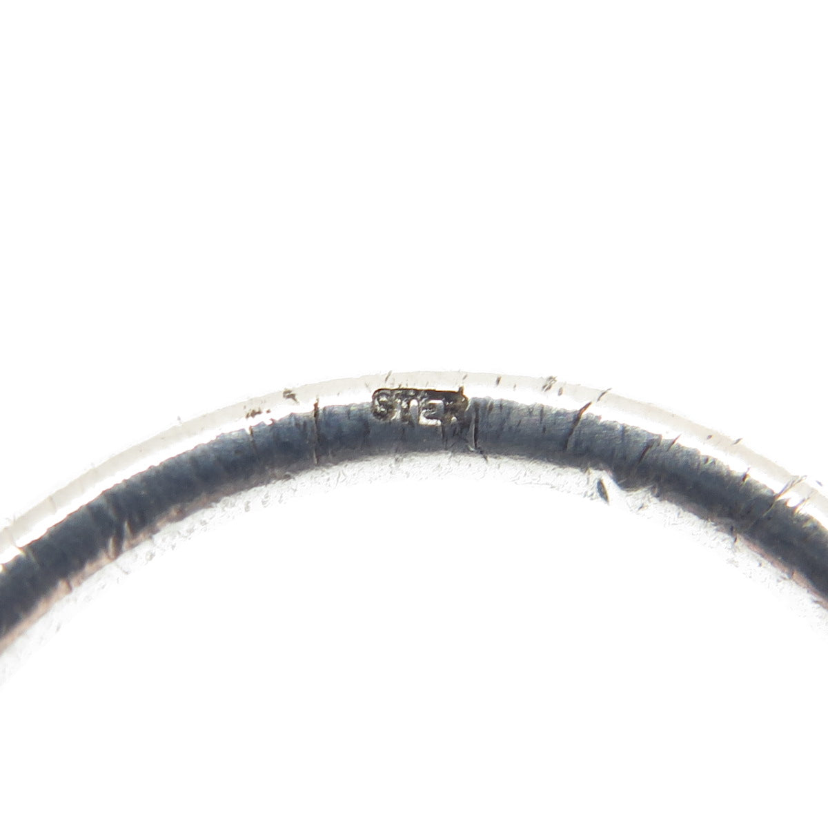 925 Sterling Silver Vintage Buddha Fob Key Chain Ring Holder