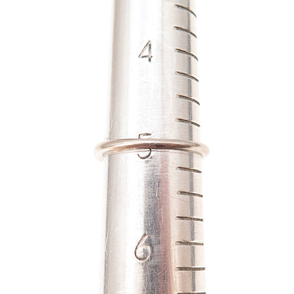 Platinum Antique Real Round-Cut Diamond Engraved Ring Size 5