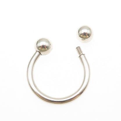 TIFFANY & CO. 925 Sterling Silver Vintage 2001 Screw Ball Key Ring