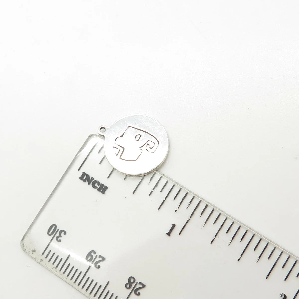 925 Sterling Silver USA Two In Town Elephant Charm Pendant