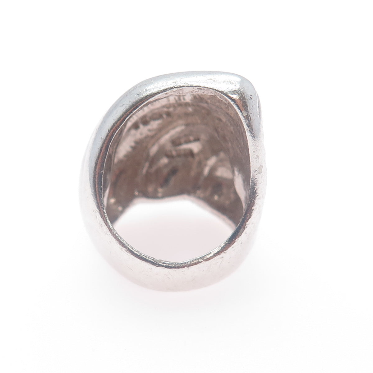 925 Sterling Silver Vintage Mexico Modernist Ring Size 6.5