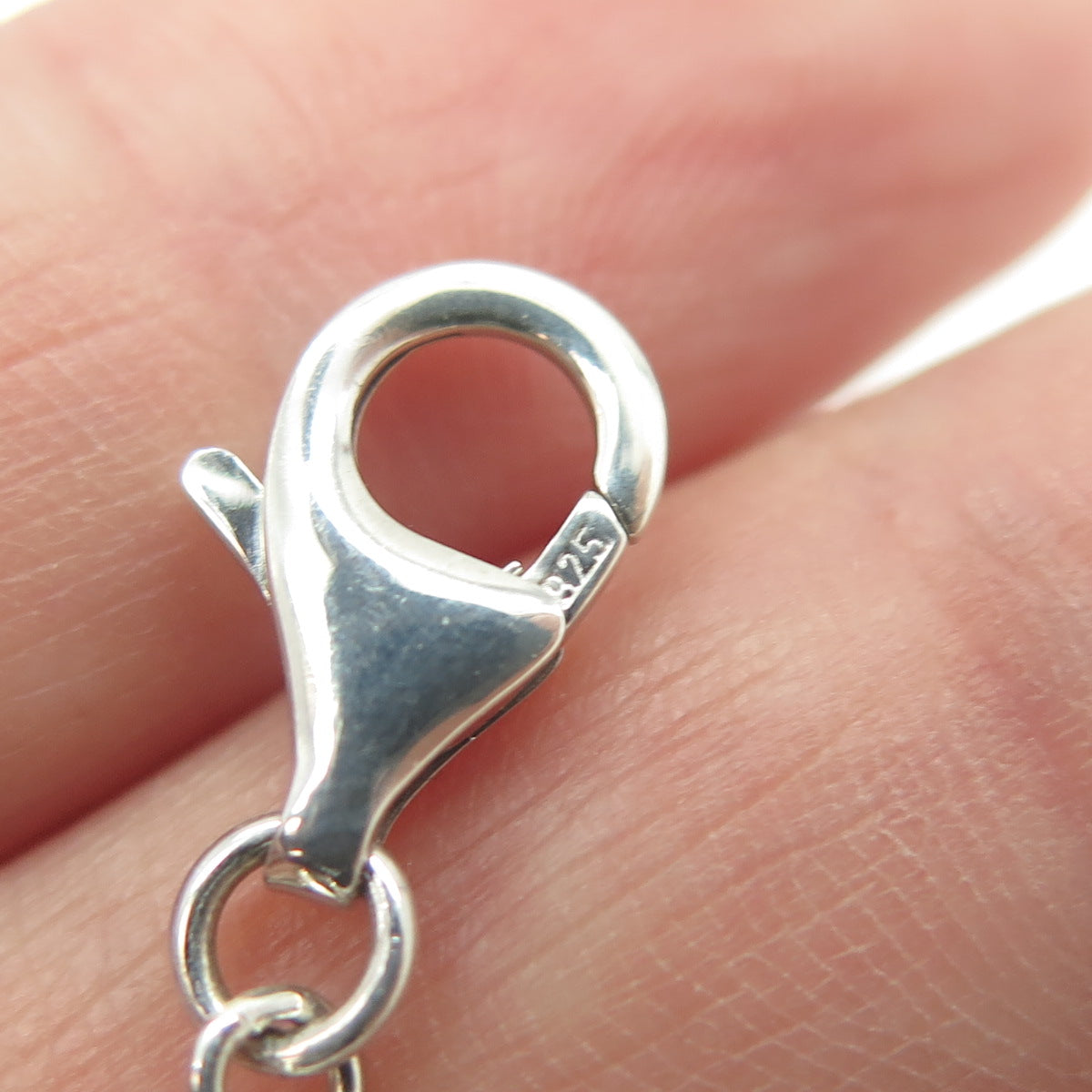 925 Sterling Silver Enamel #1 Heart Charm Pendant