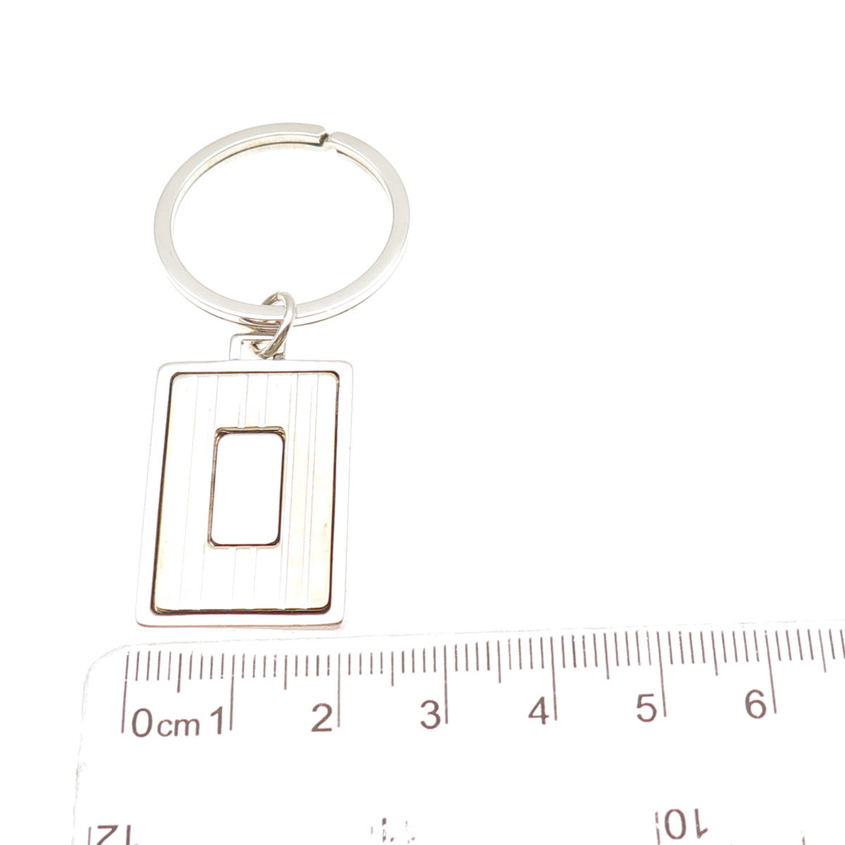 Anson 925 Sterling Silver 18K Gold Vintage Key Fob Ring Holder