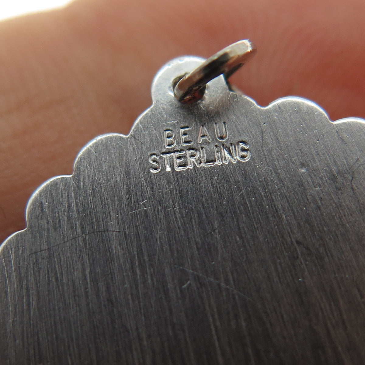 BEAU 925 Sterling Silver Vintage To My Maid of Honor Charm Pendant