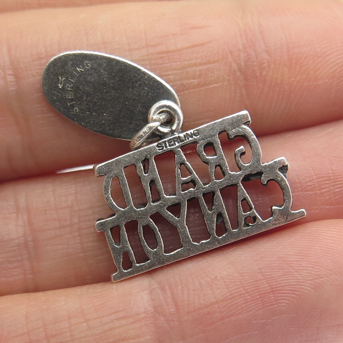 MAISELS INDIAN TRADING 925 Sterling Silver Vintage Grand Canyon Oxidized Pendant