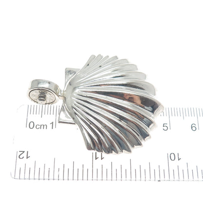 ESPO SIG Joseph Esposito 925 Sterling Silver Vintage Seashell Snap Pendant