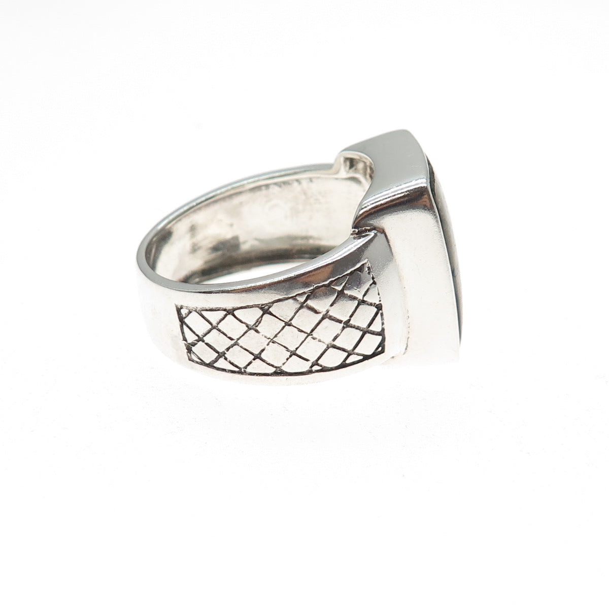 PHLD PlayHardLookDope 925 Sterling Silver Real Labradorite Ring Size 11.5