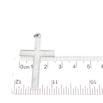 925 Sterling Silver Vintage Cross Religious Charm Pendant