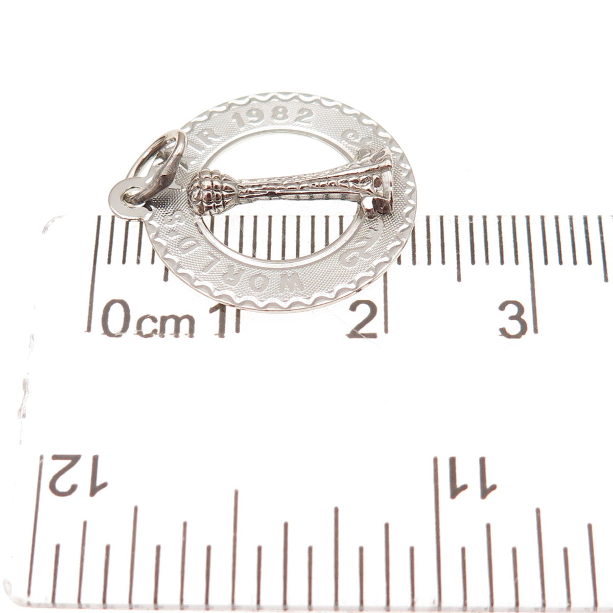 Crea 925 Sterling Silver Vintage 1982 Knoxville World's Fair Charm Pendant