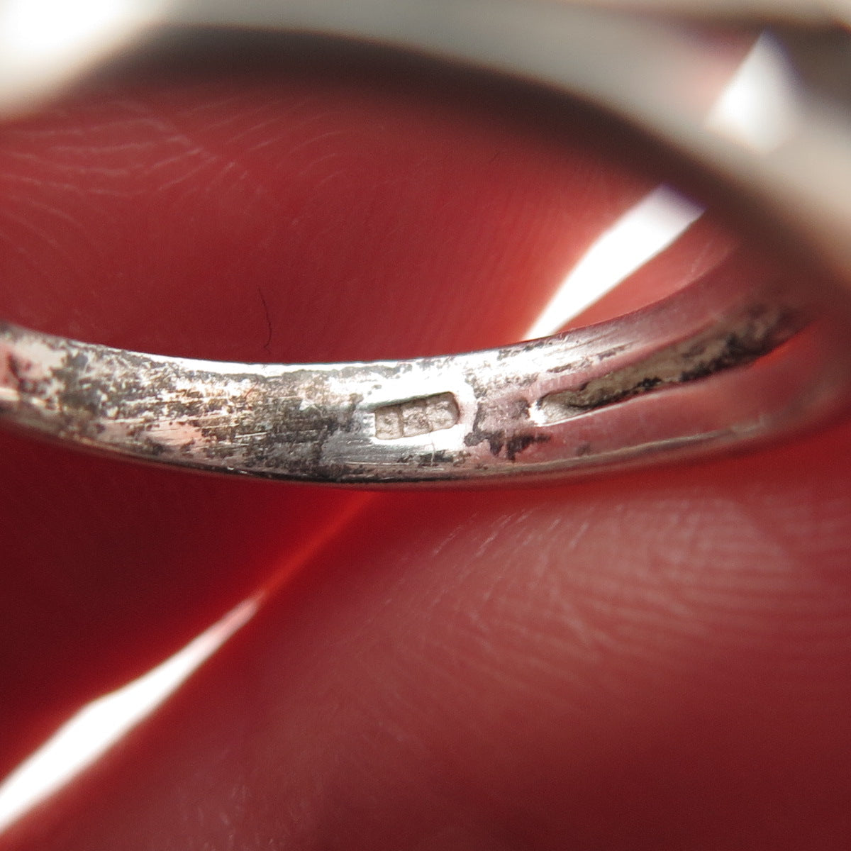 925 Sterling Silver Vintage Round-Cut C Z Modernist Ring Size 6.25