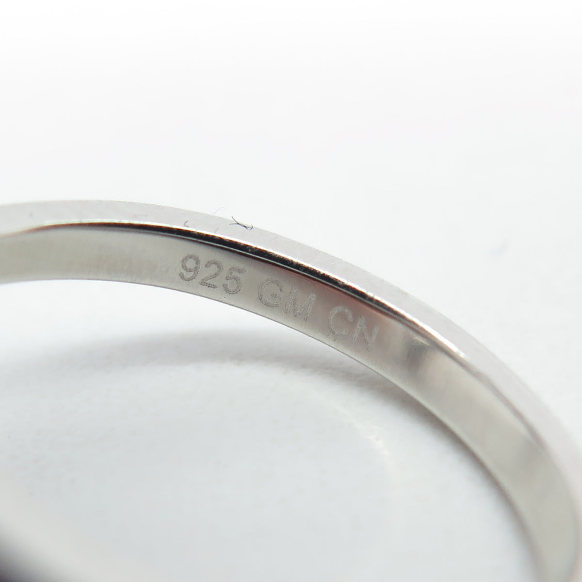 925 Sterling Silver Pave C Z Couple of Butterfly Ring Size 8