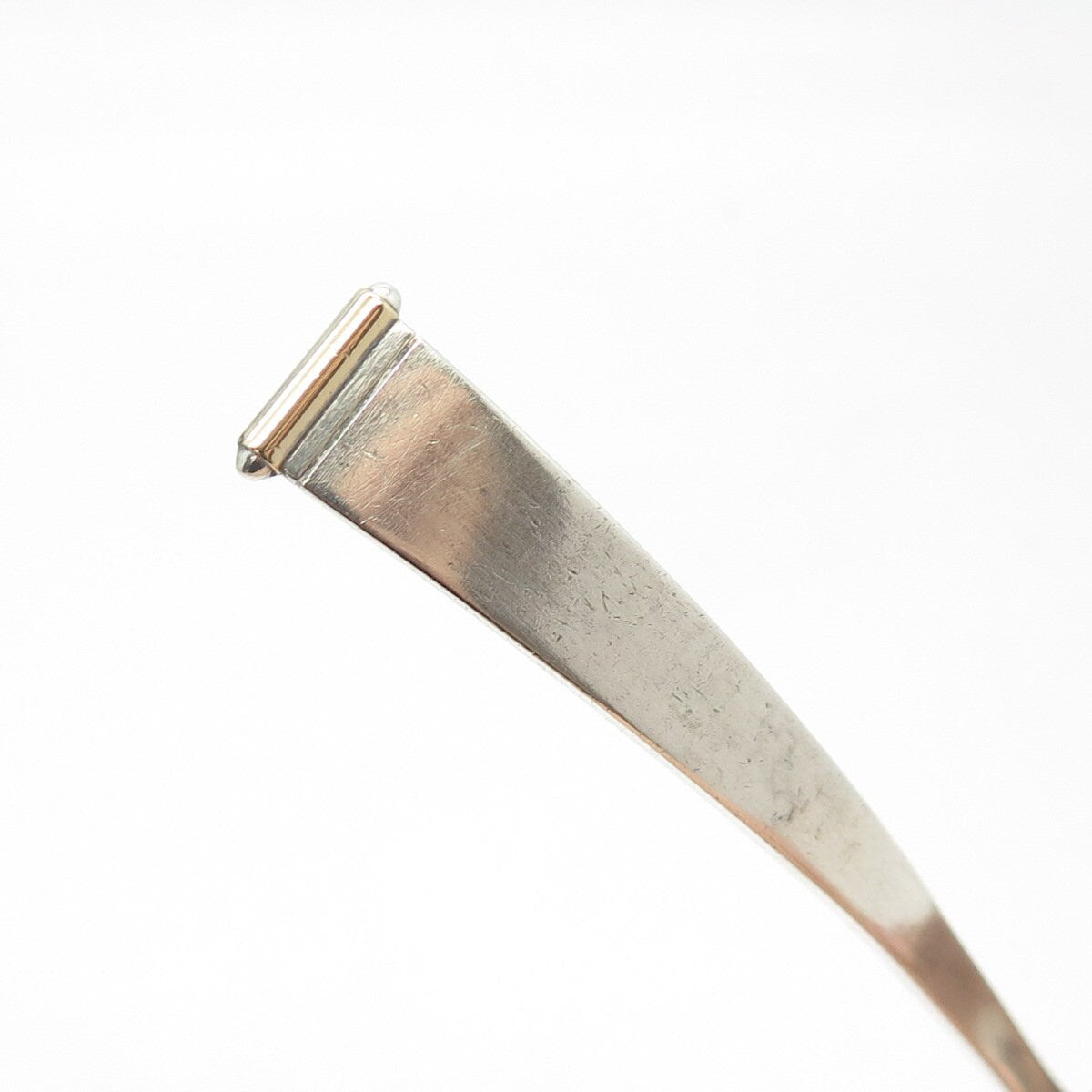 925 Sterling Silver & 18K Gold Antique Art Deco Gorham Golden Stardust Ladle