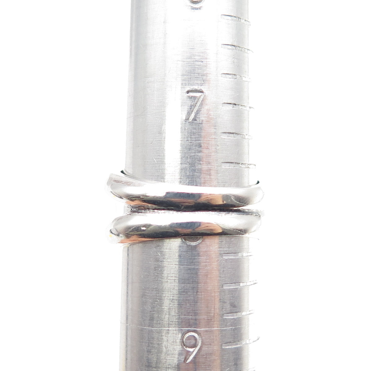 JAD Gioia Clavenzani & Ivano Ghinelli Sterling Silver Vintage C Z Ring Size 8