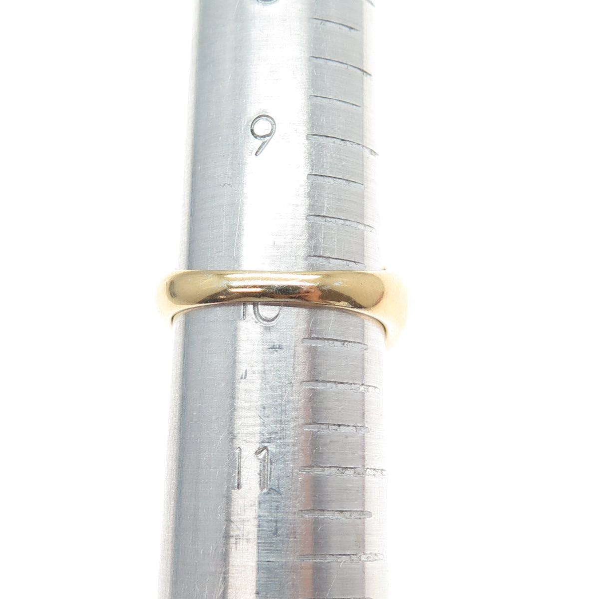 MEDA 925 Sterling Silver Gold Plated Real Diamond Accent Infinity Ring Size 10