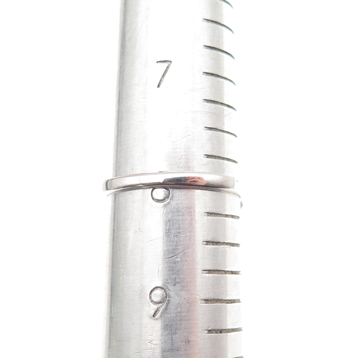 RJ GRAZIANO 925 Sterling Silver Vintage Real Ruby & C Z Ring Size 8