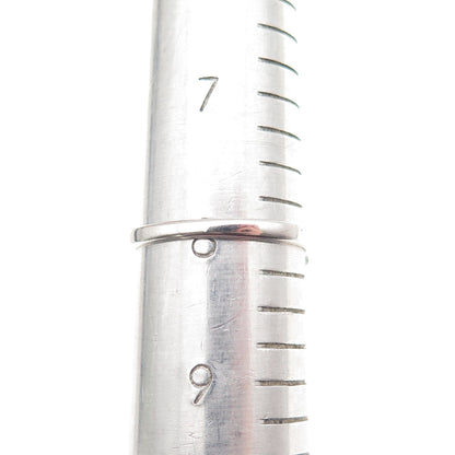 RJ GRAZIANO 925 Sterling Silver Vintage Real Ruby & C Z Ring Size 8