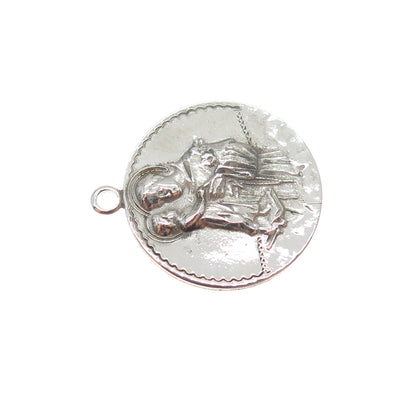 SWIFT & FISHER 925 Sterling Antique Our Lady of San Juan de Los Lagos Pendant
