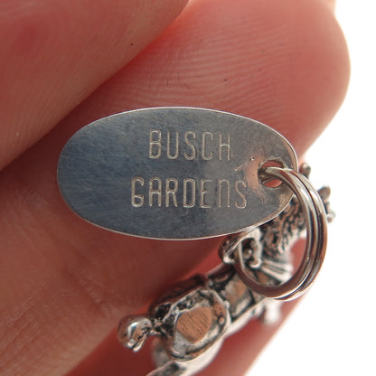MAISELS INDIAN TRADING Sterling Silver Vintage Horse Busch Gardens Mini Pendant