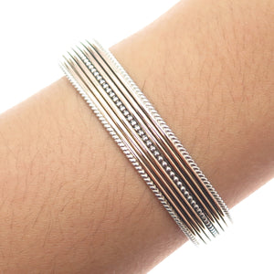 NORA TAHE NAVAJO Old Pawn Sterling 1/20 12K Gold Filled Adjustable Bracelet 6"