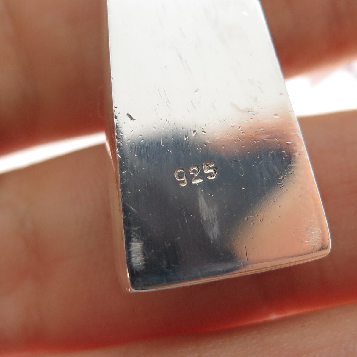 925 Sterling Silver Vintage Real Amethyst & Blue Spinel Beaded Necklace 18"