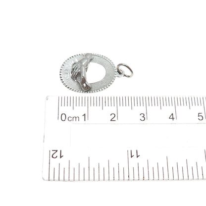 MARC MERCY 925 Sterling Silver Vintage Friendship Charm Pendant