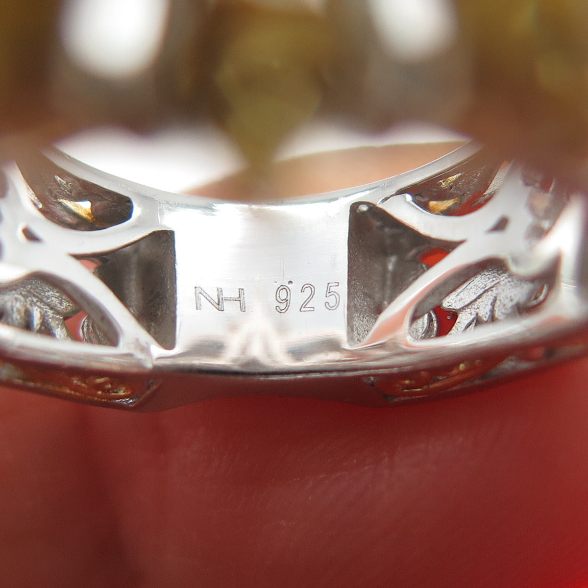 MICHAEL VALITUTTI Gems En Vogue 925 Sterling Opal Yellow Sapphire Ring Size 5.25