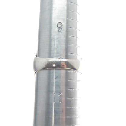 SX SALLY C 925 Sterling Vintage Lone Mountain Turquoise Beaded Ring Size 10.25