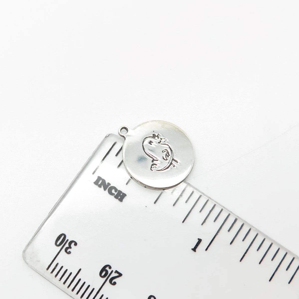 925 Sterling Silver USA Two In Town Bird Charm Pendant