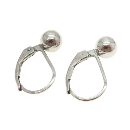 925 Sterling Silver Ball Drop Earrings