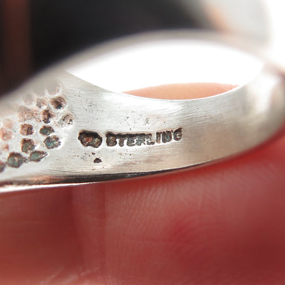 MAISELS INDIAN TRADING Sterling Silver Vintage Modernist Oxidized Ring Size 8