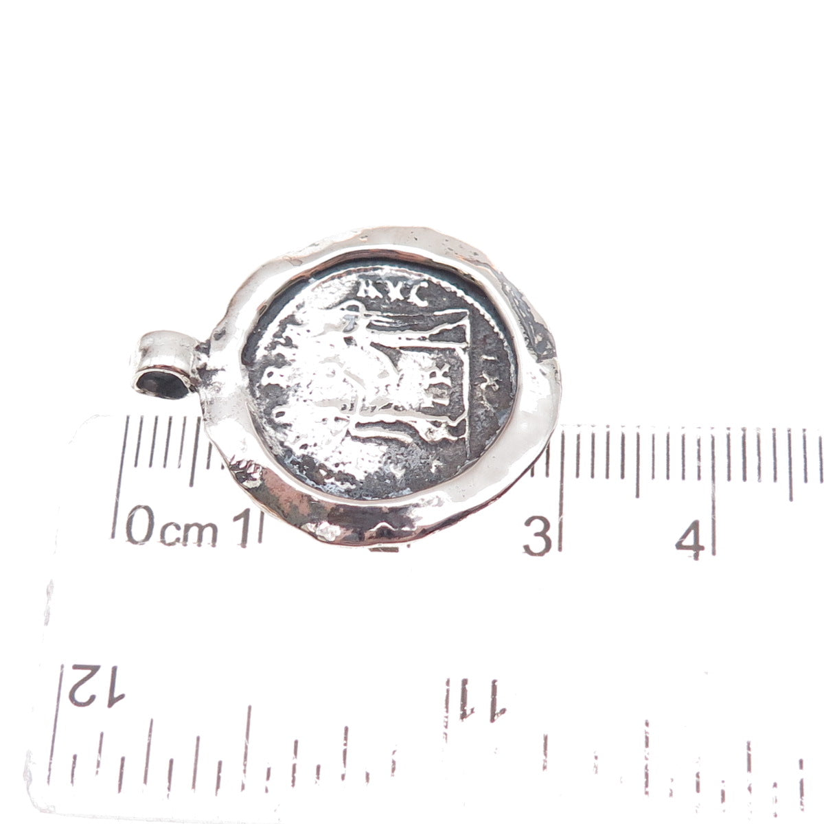 Didae 925 Sterling Silver Vintage Israel Roman Coin Charm Pendant