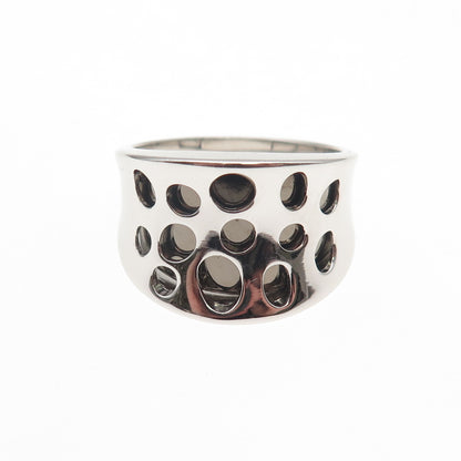Ross Simons 925 Sterling Silver Modernist Ring Size 9.25
