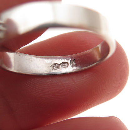 925 Sterling Silver Antique Chinese Export Real Pearl Ring Size 5.5