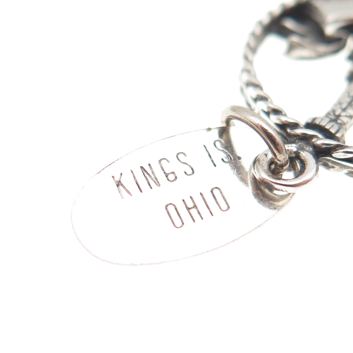 Maisels Indian Post 925 Sterling Silver Vintage Kings Island Mini Charm Pendant