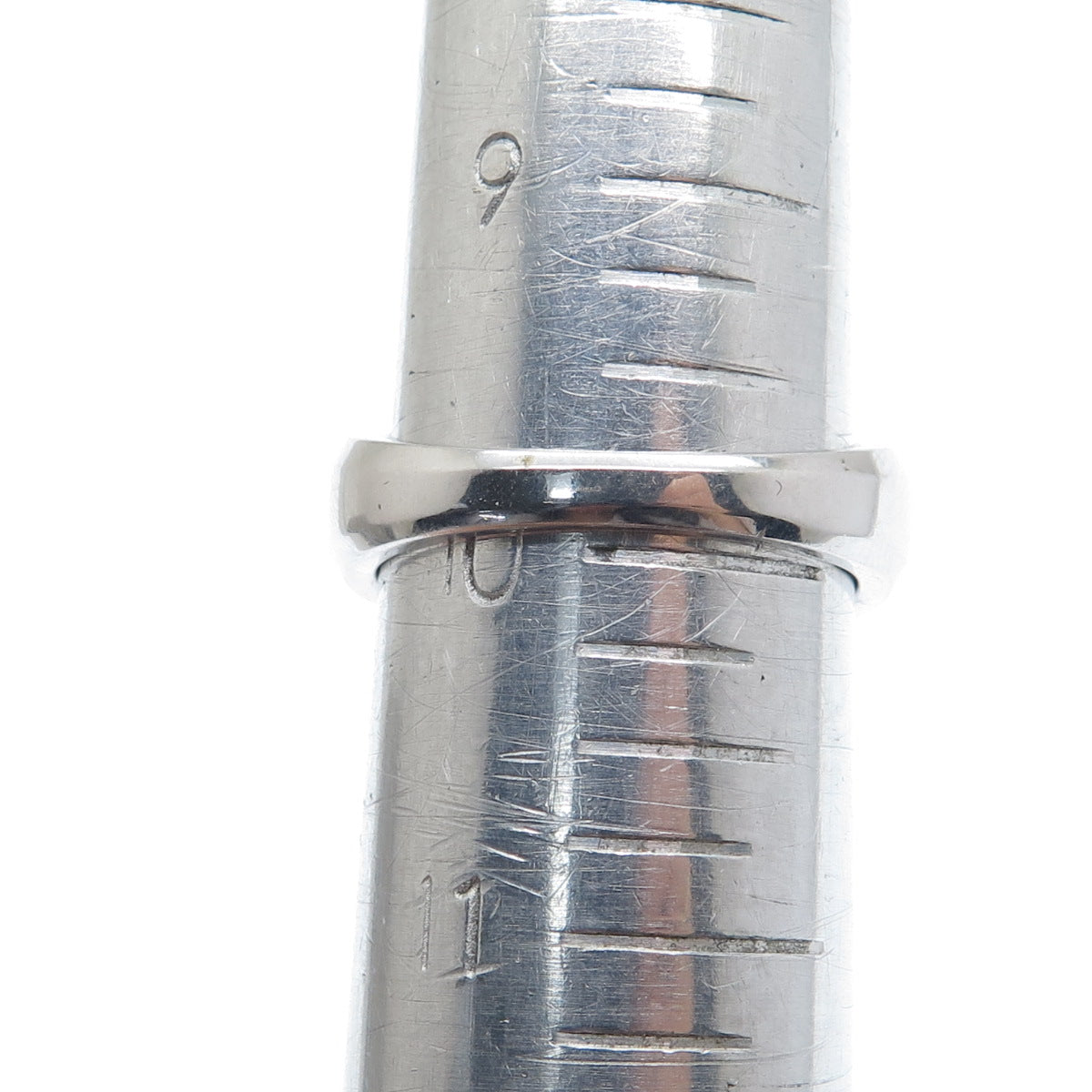 925 Sterling Silver Black Rhodium Round-Cut C Z Woven Ring Size 10
