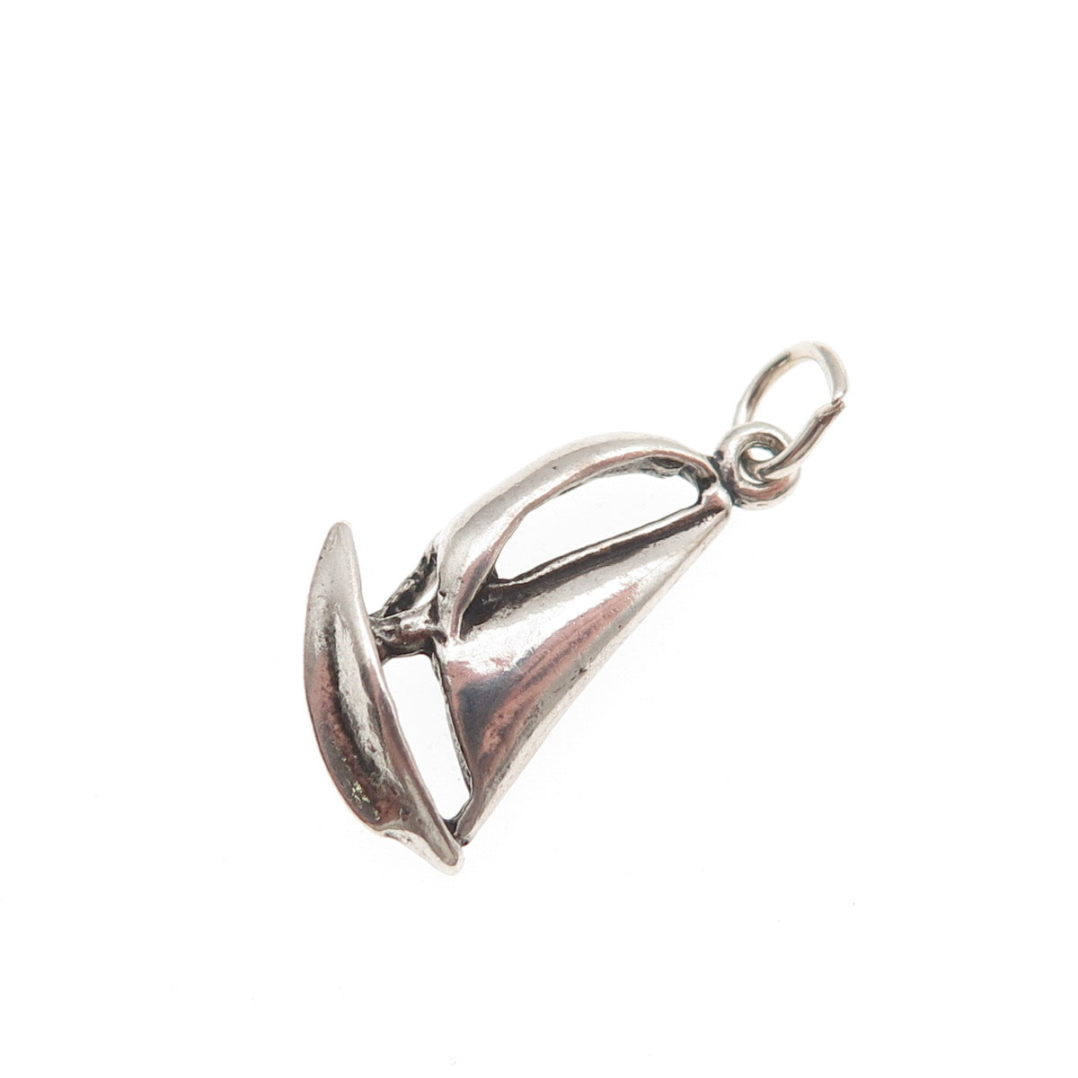Maisels Indian 925 Sterling Silver Vintage Sailboat Oxidized Mini Charm Pendant
