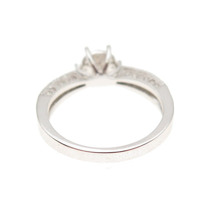 925 Sterling Silver Round-Cut C Z Engagement Ring Size 6.75
