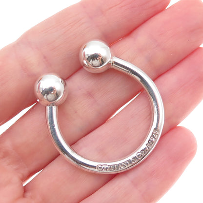Tiffany & Co. 925 Sterling Silver Vintage Screw Off Key Ring Holder