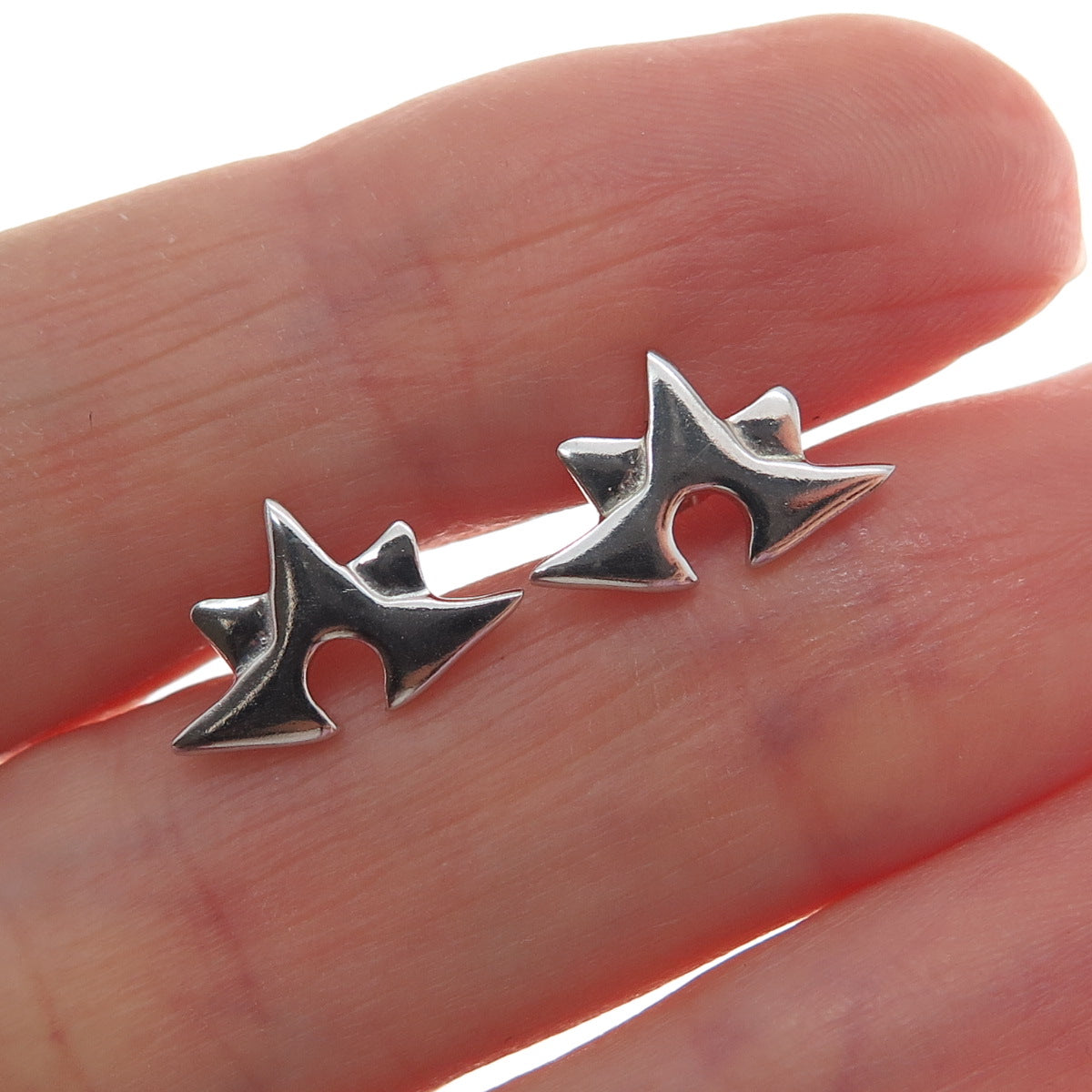 925 Sterling Silver Sunrise Stud Earrings